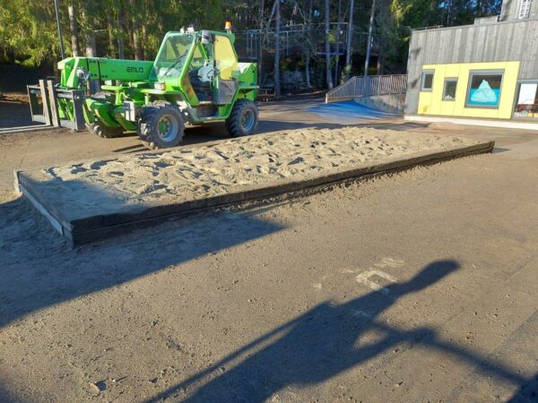 levering sand til sandkasse